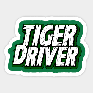 Tiger Driver 91 (jersey style) Sticker